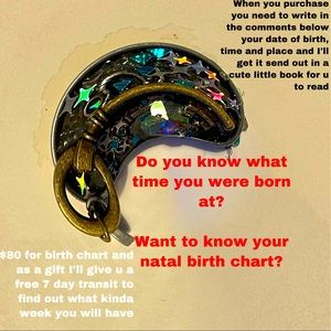 SPECIAL 120 for birth chart/comparability chart/7day transit